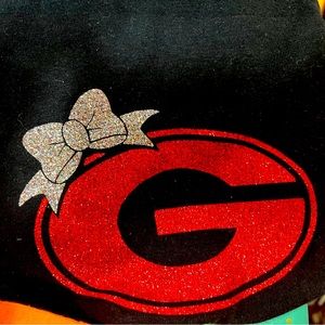 Georgia bulldogs tshirts any logo name number color glitter or design just ask!